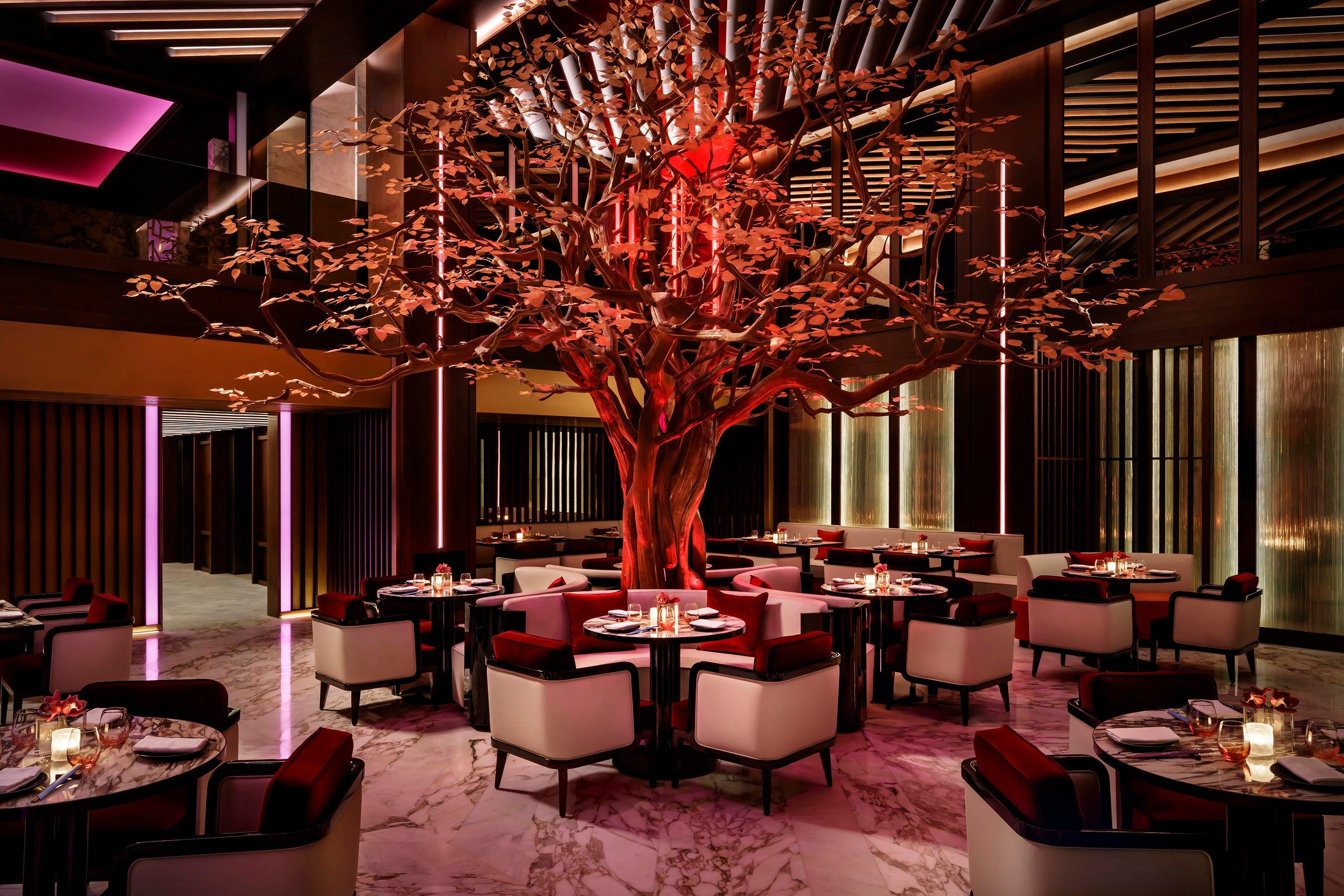 Ling Ling_Dining room with tree